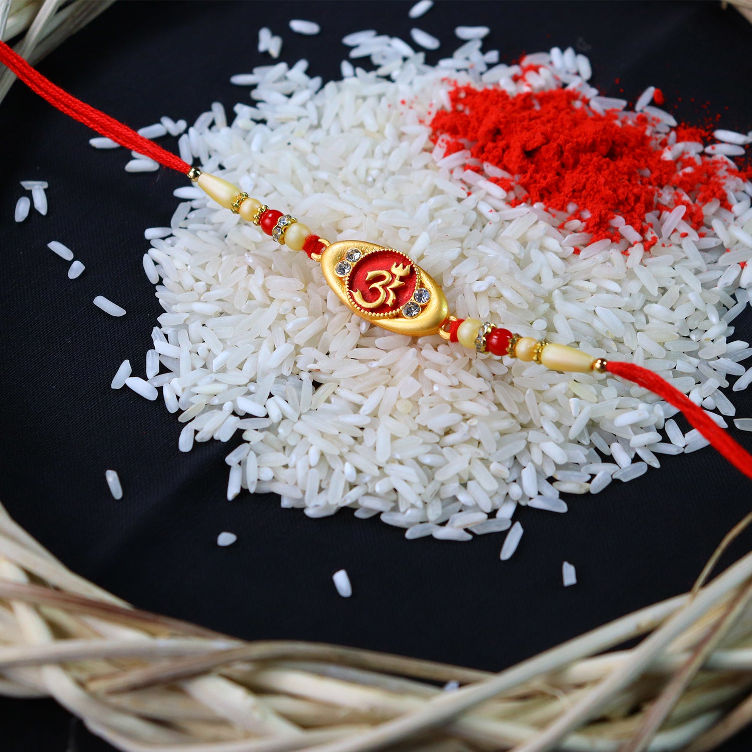 Spiritual Om Design Rakhi For Brother Spiritual Om Design Rakhi For Brother